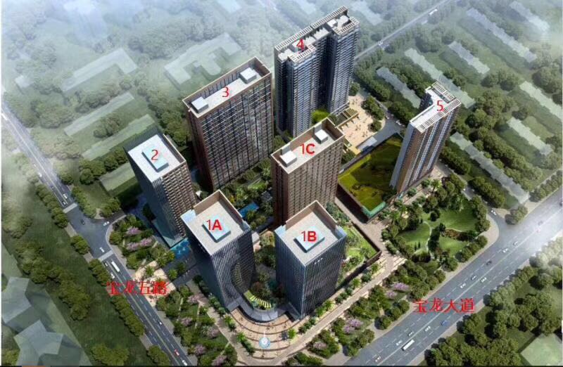 真正地铁口100米【宝龙一号】龙岗7栋花园复式13000一平(图4) 真正地铁口100米【宝龙一号】龙岗7栋花园复式13000一平(图4)