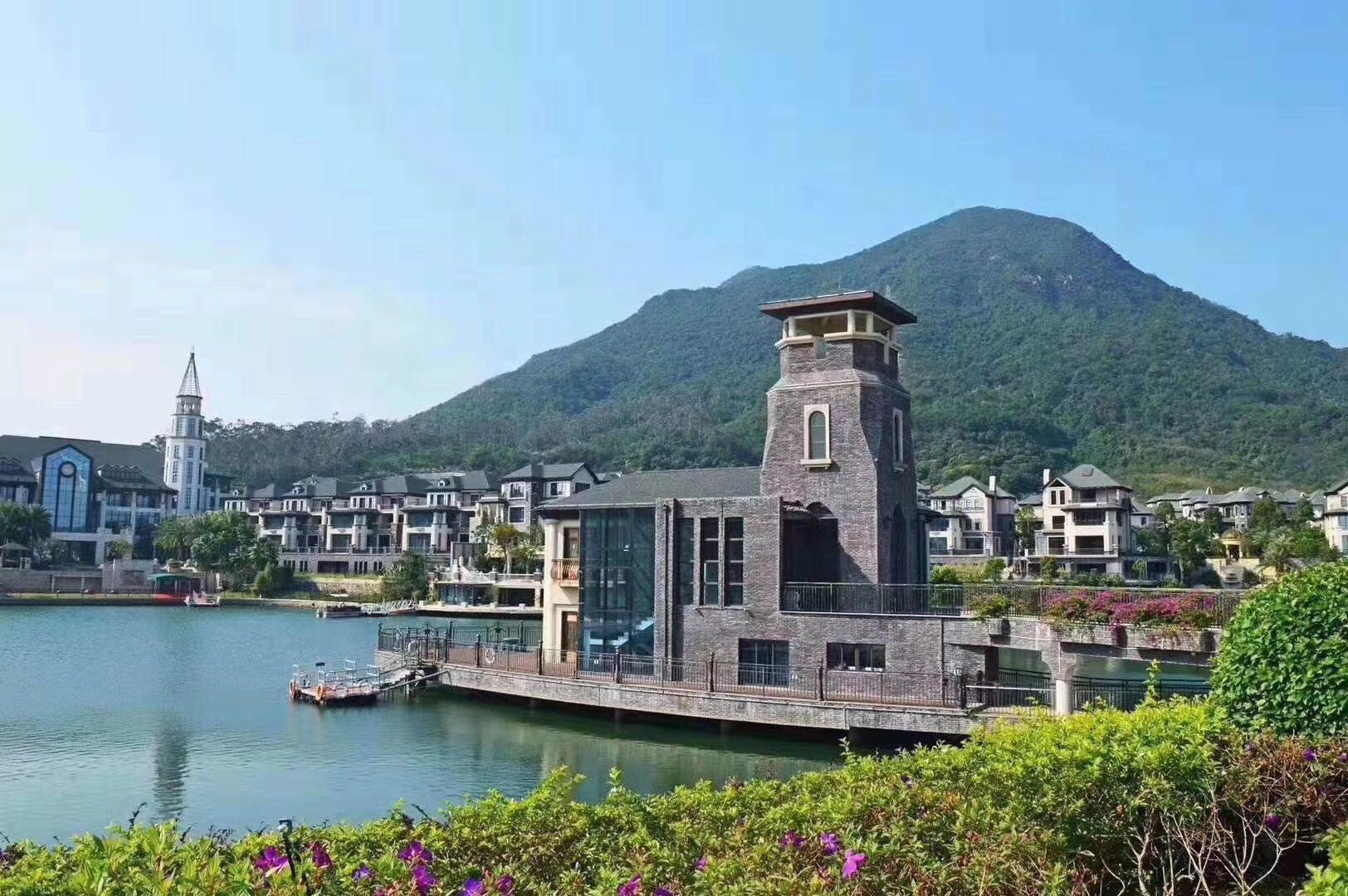 深圳松岗15分钟【观湖山庄】大岭山红本别墅首付75万起(图4)